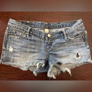 Women’s size 2 Abercrombie distressed jean shorts
